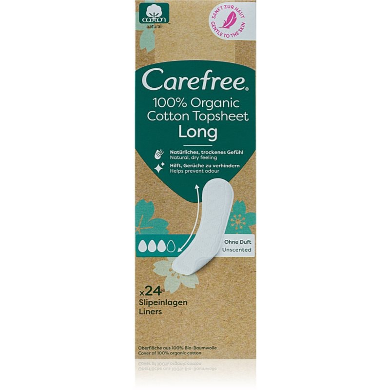 Carefree Organic Cotton Long дамски превръзки - Грижа за тяло - Сравни цени от 1 магазин с безплатна доставка