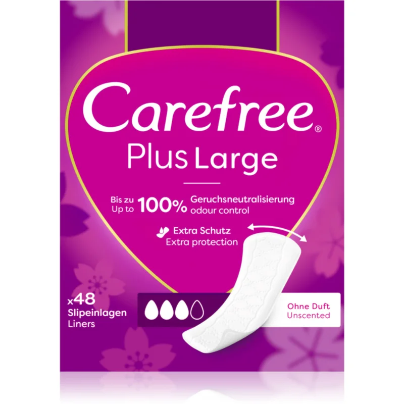 Carefree Plus Large Light Scent дамски превръзки