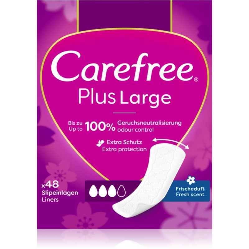 Carefree Plus Large Fresh Scent дамски превръзки