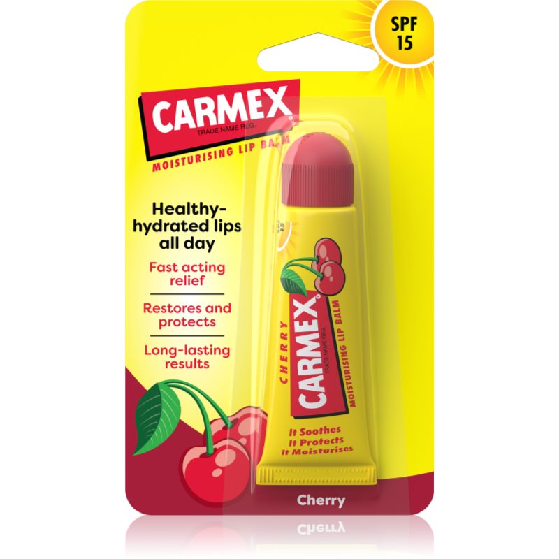 Carmex Cherry балсам за устни в тубичка SPF 15 - Грижа за лице - Сравни цени от 1 магазин с безплатна доставка