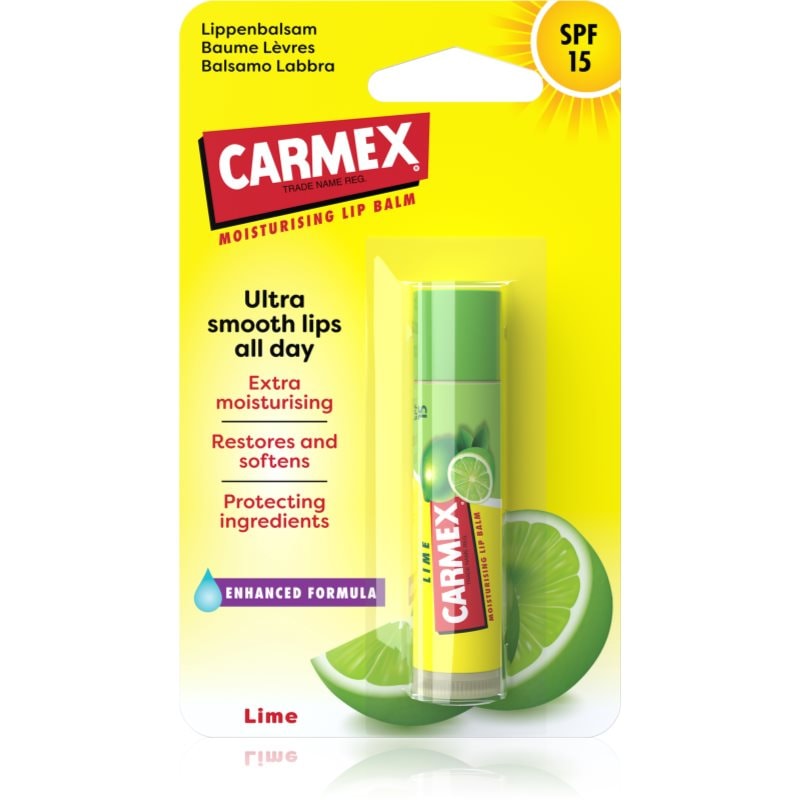 Carmex Lime Twist хидратиращ балсам за устни в тубичка SPF 15 - Грижа за лице - Сравни цени от 1 магазин с безплатна доставка