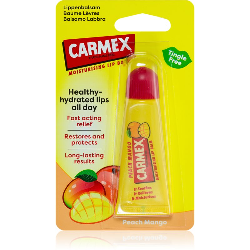 Carmex Peach Mango балсам за устни в тубичка - Грижа за лице - Сравни цени от 1 магазин с безплатна доставка