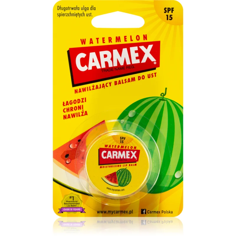 Carmex Watermelon хидратиращ балсам за устни SPF 15 - Грижа за лице - Сравни цени от 1 магазин с безплатна доставка