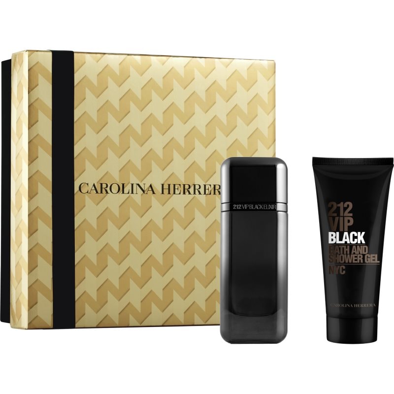 CAROLINA HERRERA 212 VIP Black Elixir подаръчен комплект за мъже - Комплект - Сравни цени от 1 магазин с безплатна доставка