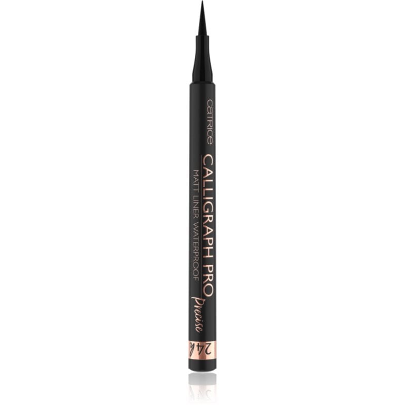 Catrice Calligraph Pro Precise 24h Matt водоустойчива очна линия писалка цвят 010 Intense Black Waterproof 1,