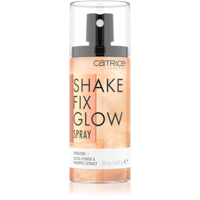 Catrice Shake Fix Glow озаряващ фиксиращ спрей