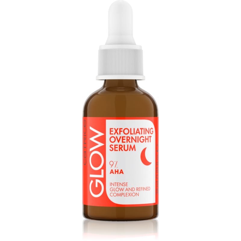 Catrice Glow Exfoliating Overnight изглаждащ ексфолиращ серум за нощ