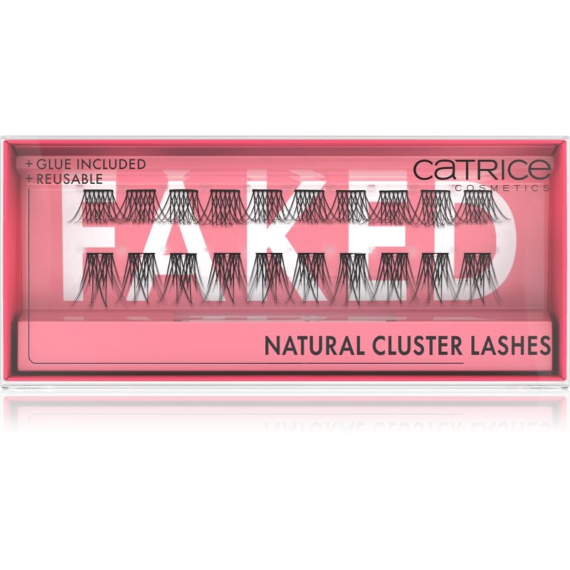 Catrice Faked изкуствени мигли с лепило Natural Cluster - Грим - Сравни цени от 1 магазин с безплатна доставка
