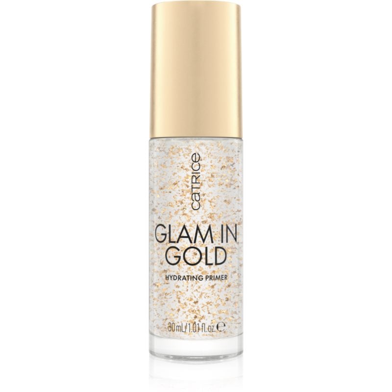 Catrice Glam In Gold Hydrating Primer хидратираща основа под фон дьо тен с 24 каратово злато