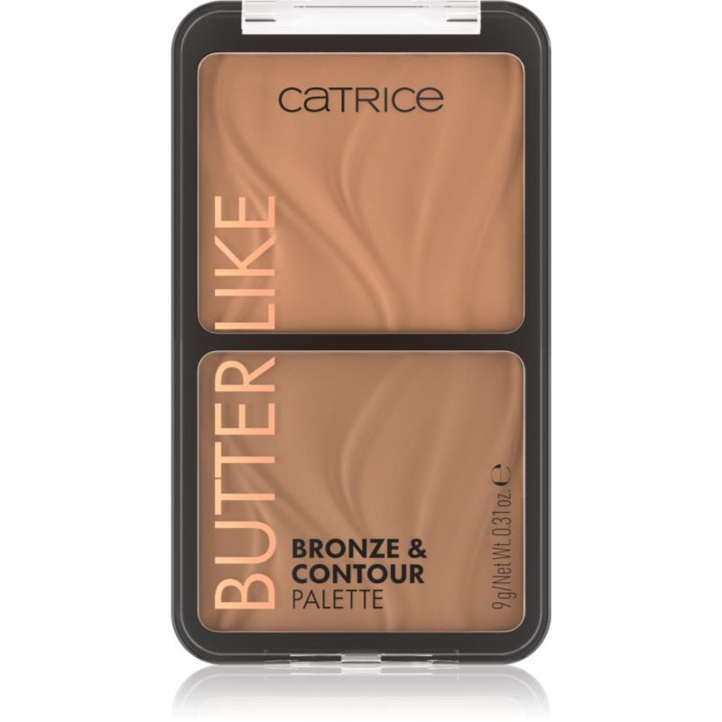 Catrice Butter Like Bronze & Contour контурираща палитра за лице с бронзър