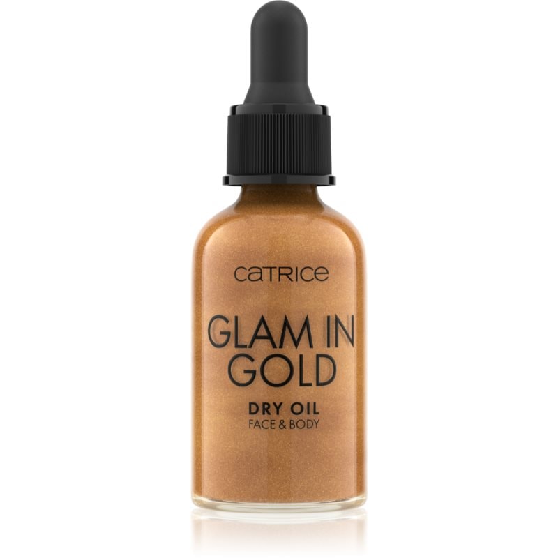 Catrice Glam In Gold Dry Oil сухо масло с блестящи частици за лице и тяло - Грижа за лице - Сравни цени от 1 магазин с безплатна доставка