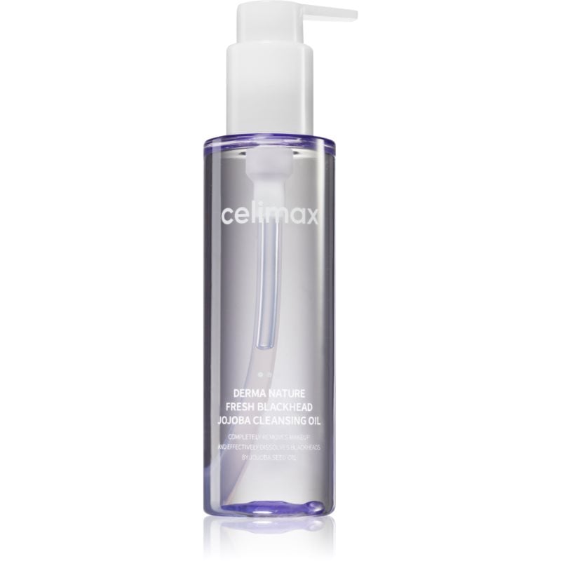 celimax Derma Nature Jojoba почистващо и премахващо грима масло против черни точки