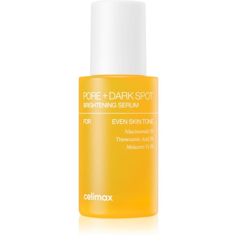 celimax Pore+Dark Spot Brightening Serum регенериращ и озаряващ серум за минимизиране на порите - Грижа за лице - Сравни цени от 1 магазин с безплатна доставка