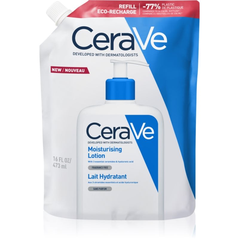 CeraVe Moisturizers Lotion хидратиращо мляко за тяло и лице за суха или много суха кожа
