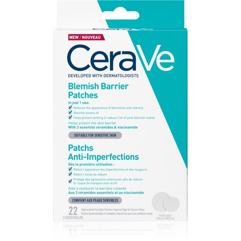CeraVe CeraVe Blemish Control Barrier Patches лепенки за проблемна кожа против акне 22 бр. - Унисекс парфюм - Сравни цени от 1 магазин с безплатна доставка