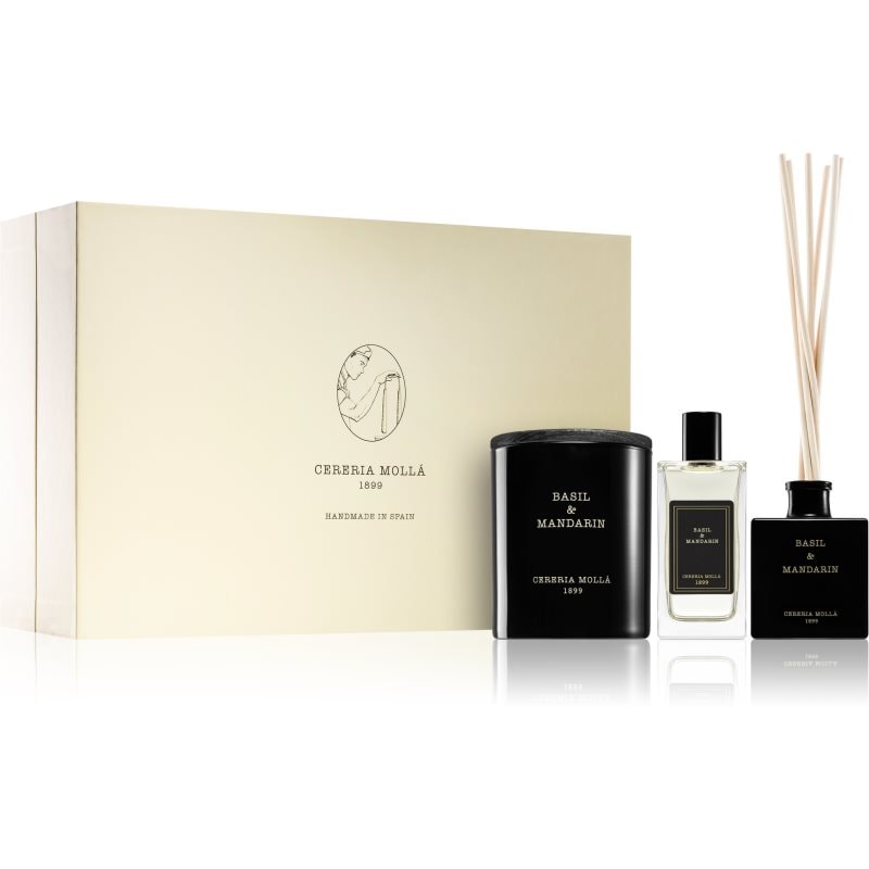 Cereria Mollá Boutique Basil & Mandarin подаръчен комплект - Комплект - Сравни цени от 1 магазин с безплатна доставка