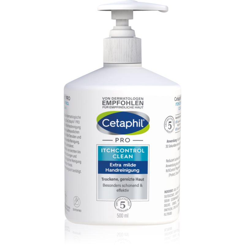Cetaphil Pro ItchControl Clean нежен течен сапун за ръце - Грижа за тяло - Сравни цени от 1 магазин с безплатна доставка