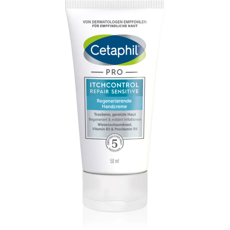 Cetaphil PRO ItchControl Repair Sensitive Regenerating Hand Cream регенериращ крем за ръце за чувствителна кожа - Грижа за тяло - Сравни цени от 1 магазин с безплатна доставка