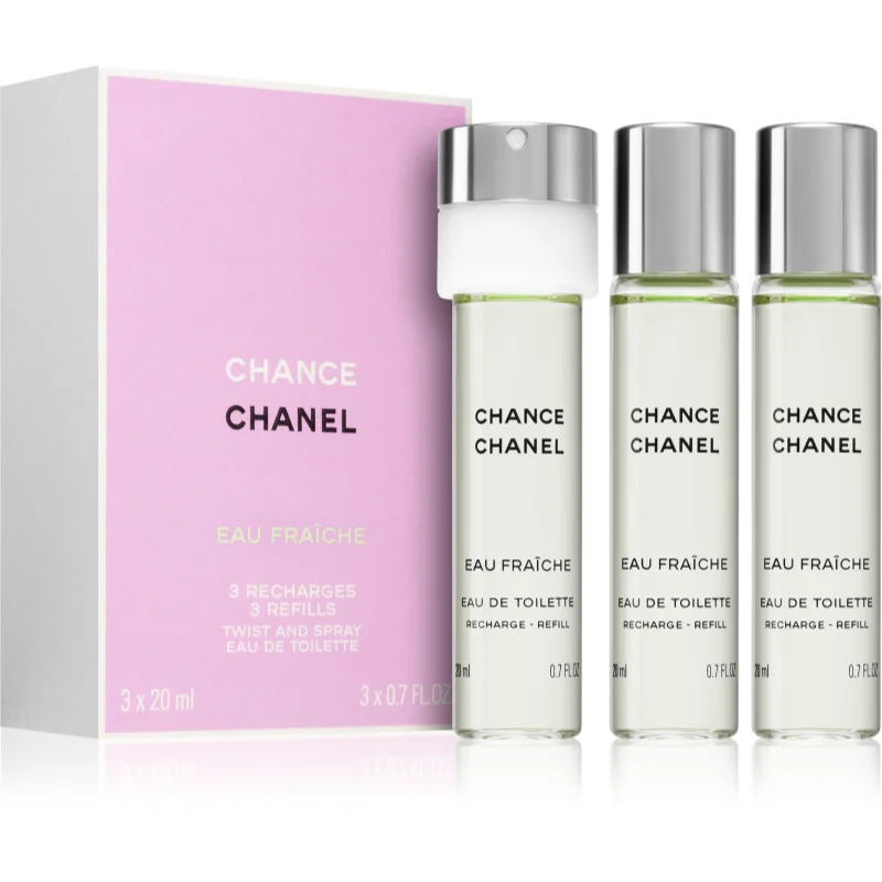 Chanel Chanel Chance Eau Fraîche за жени 3x EDT - Дамски парфюм 20мл - Сравни цени от 1 магазин с безплатна доставка