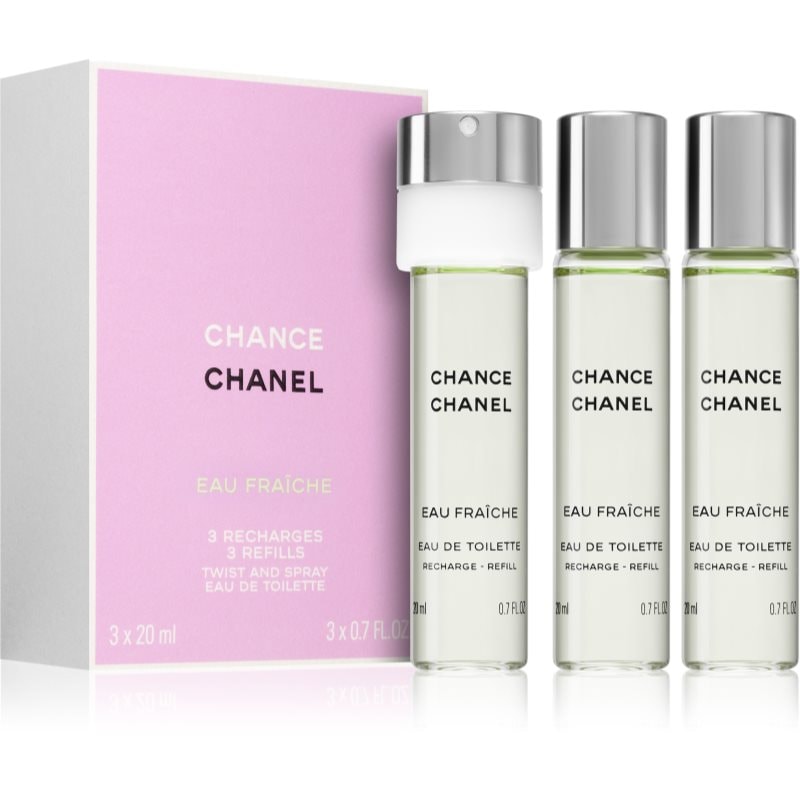 Chanel Chanel Chance Eau Fraîche за жени 3x EDT - Дамски парфюм 20мл - Сравни цени от 1 магазин с безплатна доставка