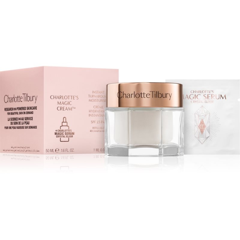 Charlotte Tilbury Charlotte's Magic Cream стягащ хидратиращ крем SPF 15 резервен пълнител - Грижа за лице - Сравни цени от 1 магазин с безплатна доставка