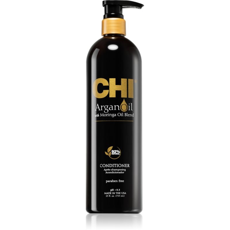 CHI CHI Argan Oil Conditioner подхранващ балсам за суха и увредена коса - Унисекс парфюм 739мл - Сравни цени от 1 магазин с безплатна доставка