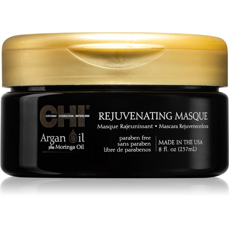 CHI CHI Argan Oil Rejuvenating Masque подхранваща маска за суха и увредена коса - Унисекс парфюм 237мл - Сравни цени от 1 магазин с безплатна доставка