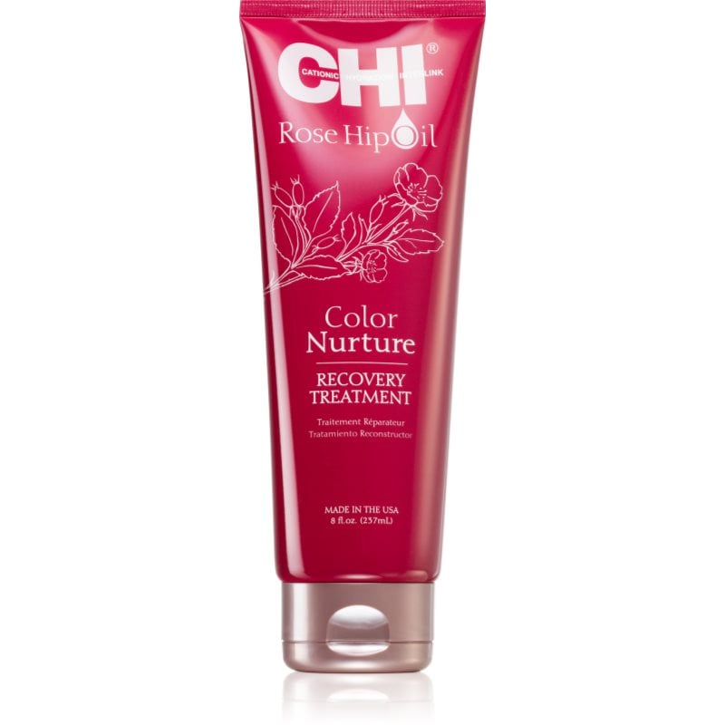 CHI Rose Hip Oil Recovery Treatment дълко регенерираща маска за ядисана коса