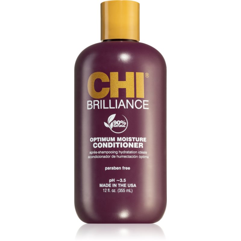 CHI CHI Brilliance Optimum Moisture Conditioner хидратиращ балсам за суха и увредена коса - Унисекс парфюм 355мл - Сравни цени от 1 магазин с безплатна доставка
