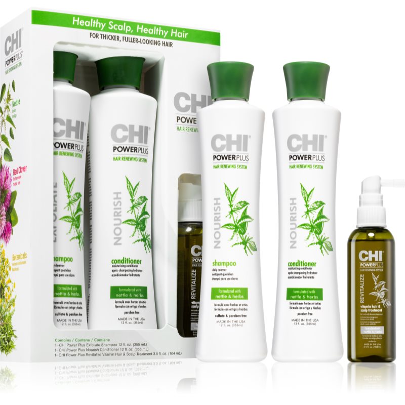 CHI Power Plus On-Going комплект за здрава и красива коса - Комплект - Сравни цени от 1 магазин с безплатна доставка