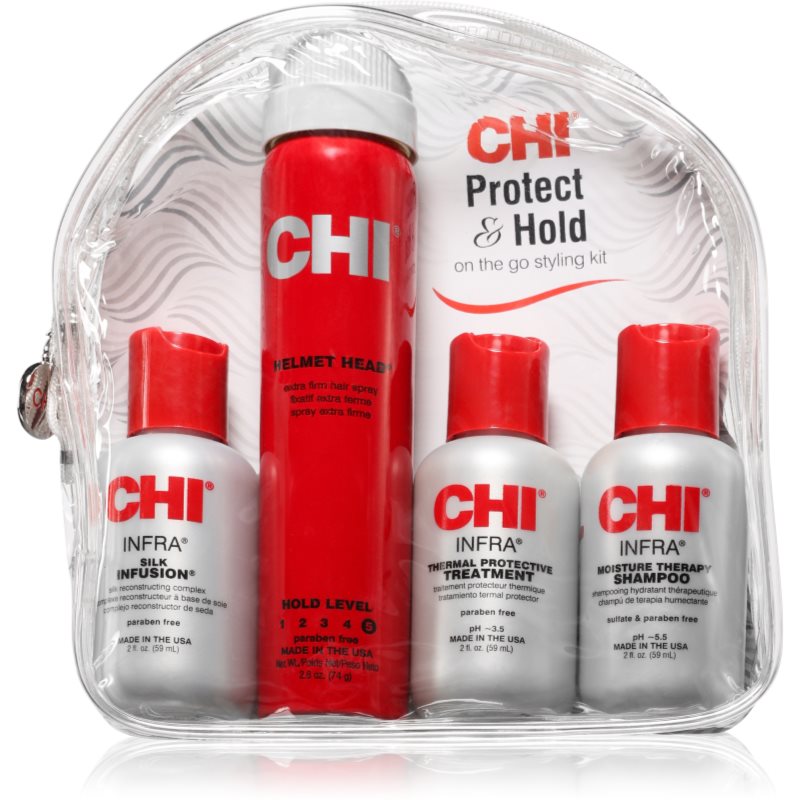 CHI Protect & Hold комплект за пътуване За коса - Комплект - Сравни цени от 1 магазин с безплатна доставка