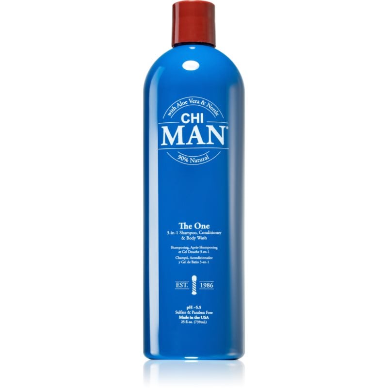 CHI Man The One 3 в 1 шампоан, балсам и душ гел