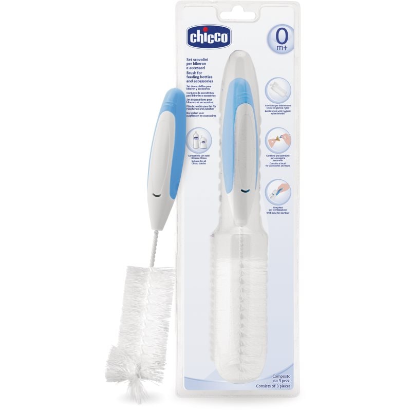 Chicco Cleaning Brush четка за почистване 0m+ - Грижа за лице - Сравни цени от 1 магазин с безплатна доставка