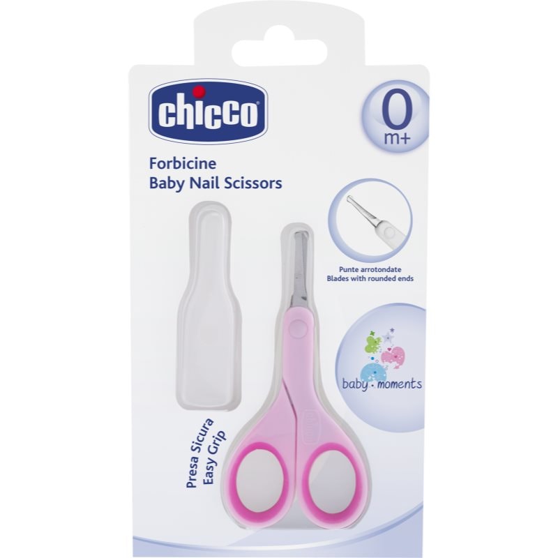 Chicco Baby Moments детска ножица със закръглен връх 0m+ Pink - За деца - Сравни цени от 1 магазин с безплатна доставка