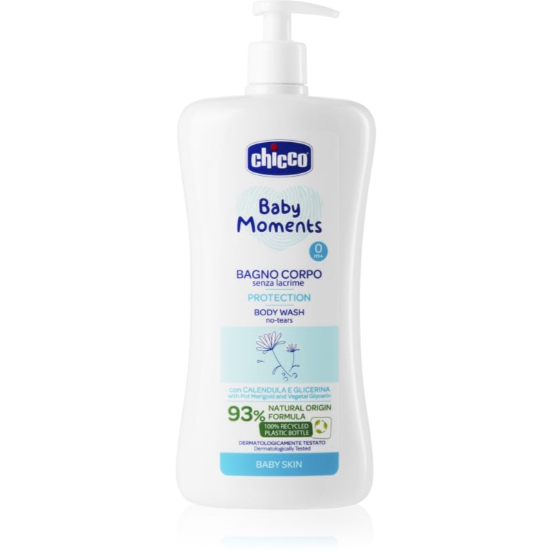 Chicco Baby Moments Protection шампоан за цялото тяло за деца от раждането им 0 m+