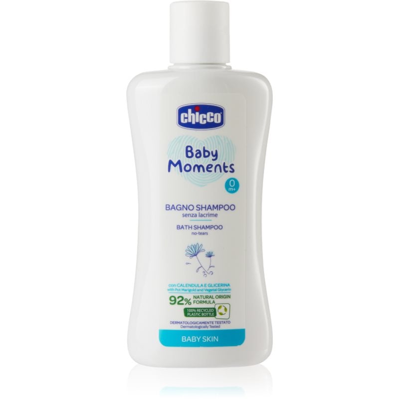 Chicco Baby Moments Bath Shampoo шампоан за цялото тяло за деца от раждането им