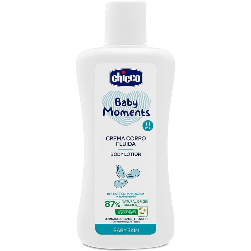 Chicco Baby Moments тоалетно мляко за тяло за деца