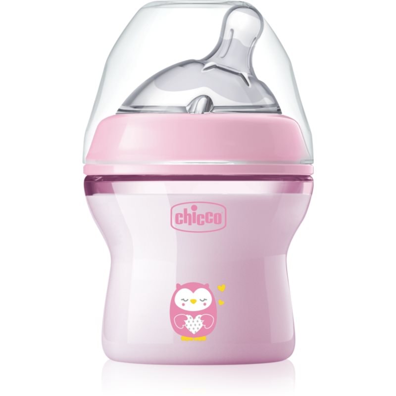 Chicco Natural Feeling Pink Girl бебешко шише 0 m+ - За деца - Сравни цени от 1 магазин с безплатна доставка