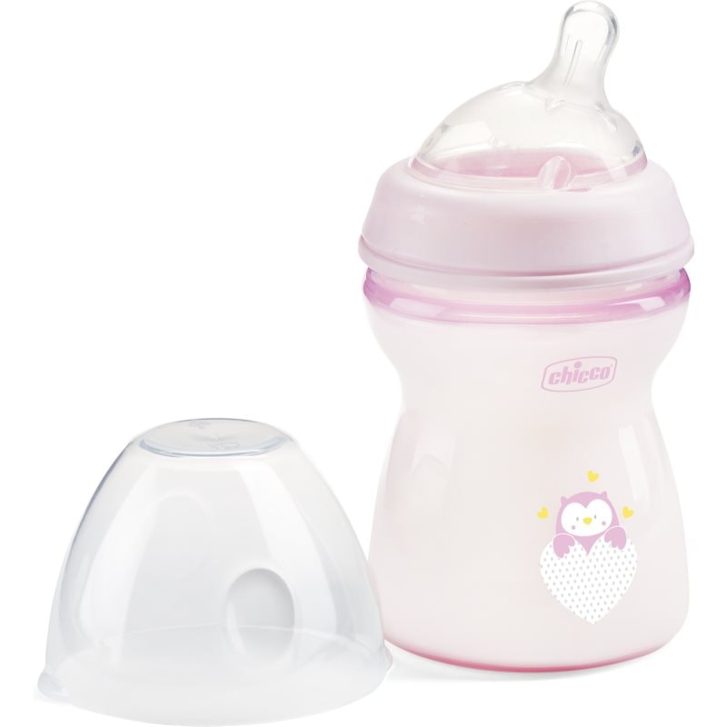 Chicco Natural Feeling Girl бебешко шише 2m+ - За деца - Сравни цени от 1 магазин с безплатна доставка