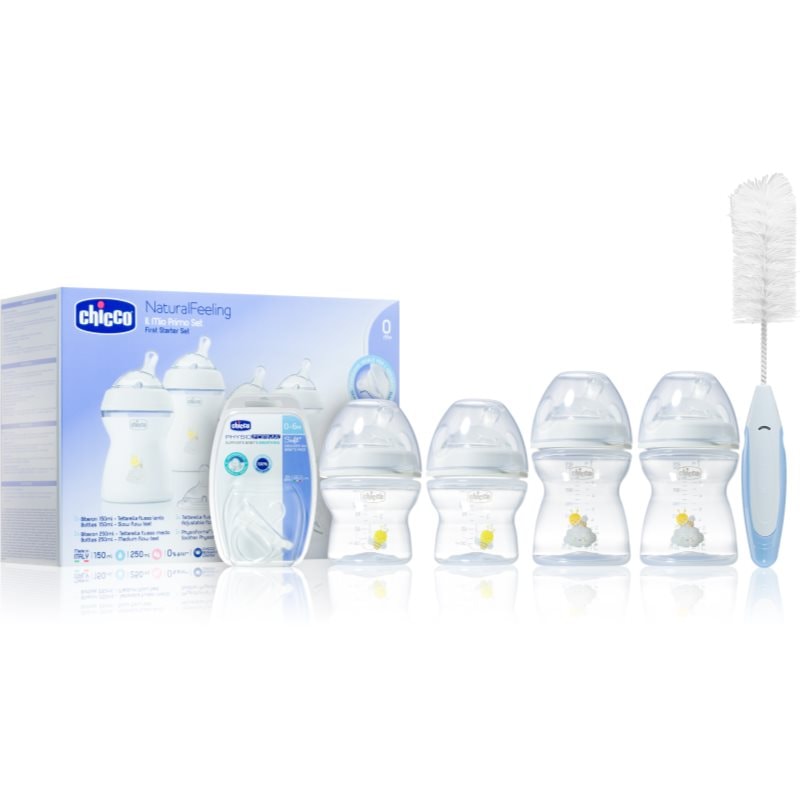 Chicco Natural Feeling First Starter Set подаръчен комплект за бебета 0 m+ - За деца - Сравни цени от 1 магазин с безплатна доставка