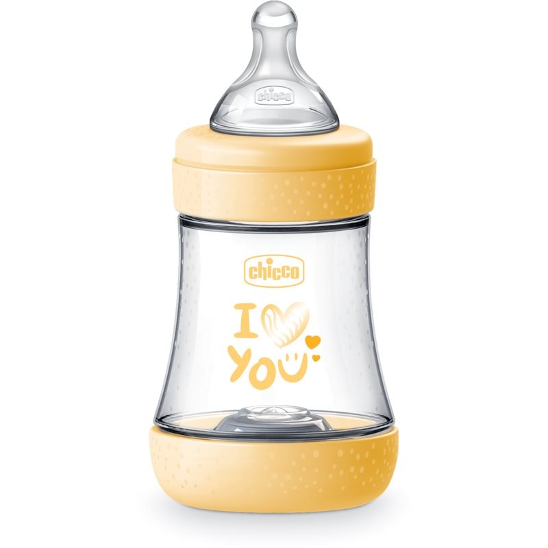 Chicco Perfect 5 бебешко шише 0 m+ Slow Flow Yellow - За деца - Сравни цени от 1 магазин с безплатна доставка