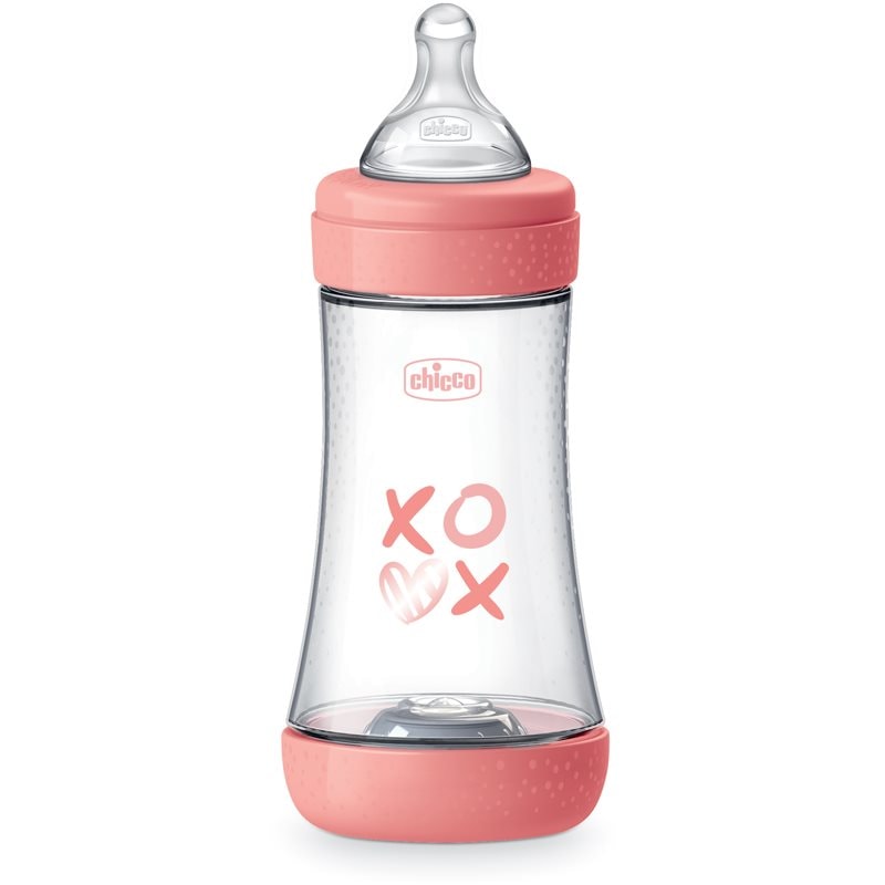 Chicco Perfect 5 бебешко шише 2 m+ Medium Flow Pink - За деца - Сравни цени от 1 магазин с безплатна доставка