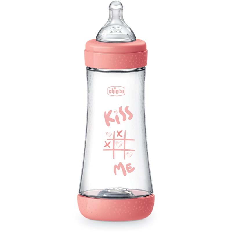 Chicco Perfect 5 бебешко шише 4 m+ Fast Flow Pink - За деца - Сравни цени от 1 магазин с безплатна доставка