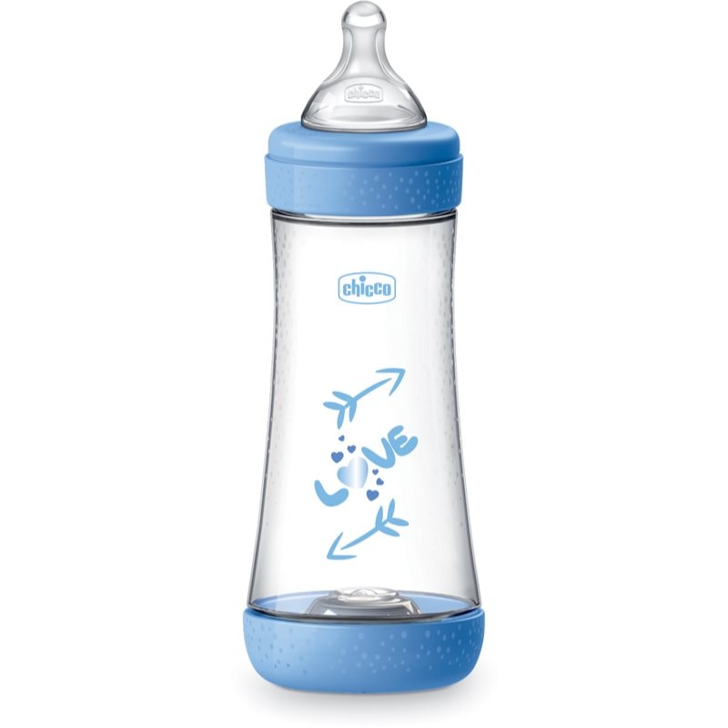 Chicco Perfect 5 бебешко шише 4 m+ Fast Flow Blue - За деца - Сравни цени от 1 магазин с безплатна доставка