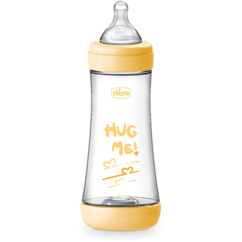 Chicco Perfect 5 бебешко шише 4 m+ Fast Flow Yellow - За деца - Сравни цени от 1 магазин с безплатна доставка