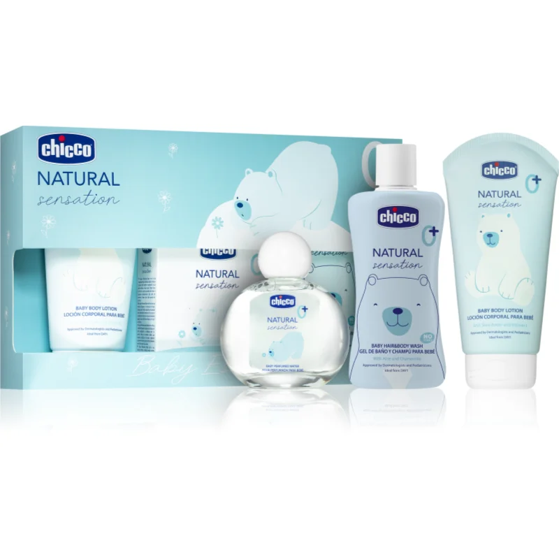 Chicco Natural Sensation Baby Essential подаръчен комплект за деца от раждането им 0+