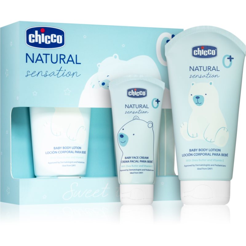Chicco Natural Sensation Sweet Time подаръчен комплект за деца от раждането им 0+ - За деца - Сравни цени от 1 магазин с безплатна доставка