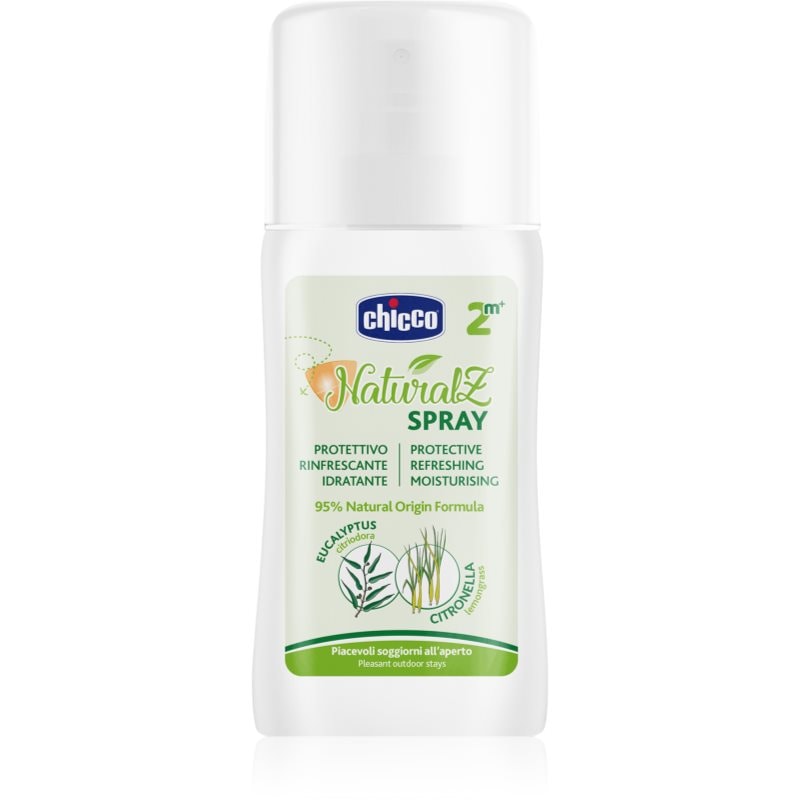 Chicco NaturalZ Protective Spray защитен и освежаващ крем против комари 2 m+ - Грижа за тяло - Сравни цени от 1 магазин с безплатна доставка