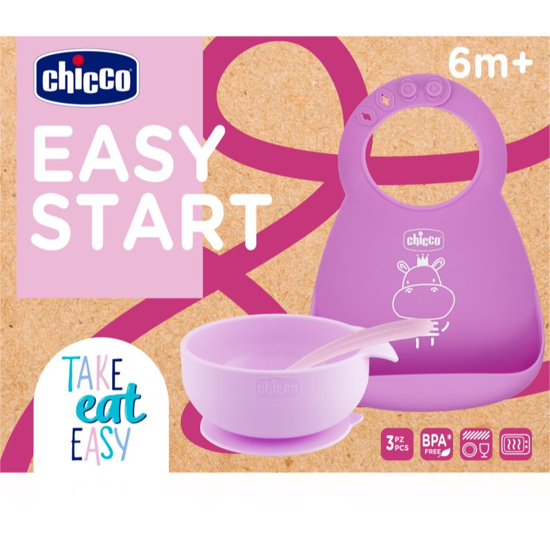 Chicco Easy Start 6m+ комплект за хранене за деца Pink - За деца - Сравни цени от 1 магазин с безплатна доставка