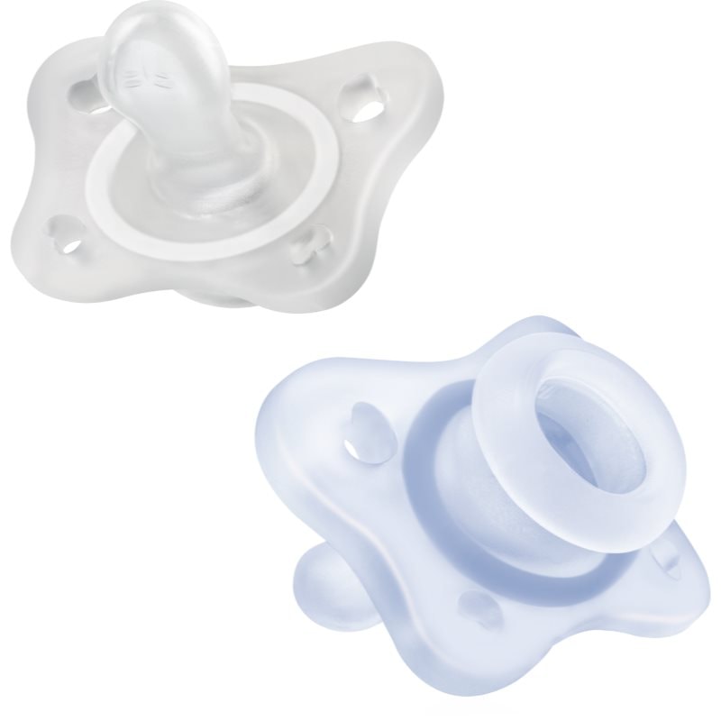 Chicco Physio Forma Mini Soft 0-2m биберон Blue/Transparent - За деца - Сравни цени от 1 магазин с безплатна доставка